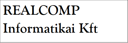 REALCOMP Informatikai Kft